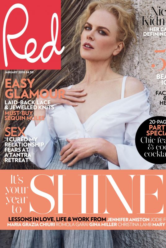 NICOLE KIDMAN in Red Magazine, January 2018