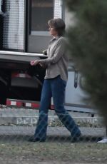 NICOLE KIDMAN on the Set of Destroyer in Los Angeles 12/08/2017