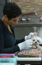 NICOLE MURPHY at a Nail Salon in Beverly Hills 12/18/2017