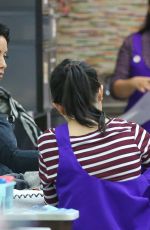 NICOLE MURPHY at a Nail Salon in Beverly Hills 12/18/2017