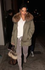 NICOLE MURPHY Out for Dinner at Catch LA in West Hollywood 12/17/2017
