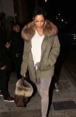NICOLE MURPHY Out for Dinner at Catch LA in West Hollywood 12/17/2017