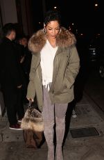 NICOLE MURPHY Out for Dinner at Catch LA in West Hollywood 12/17/2017