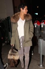 NICOLE MURPHY Out for Dinner at Catch LA in West Hollywood 12/17/2017