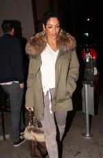 NICOLE MURPHY Out for Dinner at Catch LA in West Hollywood 12/17/2017