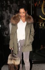 NICOLE MURPHY Out for Dinner at Catch LA in West Hollywood 12/17/2017