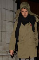 NICOLE SCHERZINGER and Grigor Dimitrov Leaves Milo Restaurant in London 12/02/2017
