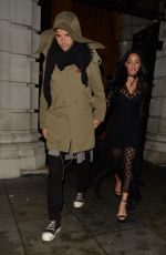 NICOLE SCHERZINGER and Grigor Dimitrov Leaves Milo Restaurant in London 12/02/2017