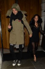 NICOLE SCHERZINGER and Grigor Dimitrov Leaves Milo Restaurant in London 12/02/2017