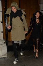 NICOLE SCHERZINGER and Grigor Dimitrov Leaves Milo Restaurant in London 12/02/2017