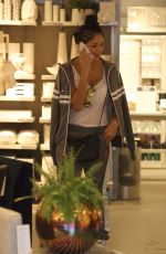 NICOLE SCHERZINGER Shopping at CB2 in West Hollywood 12/09/2017