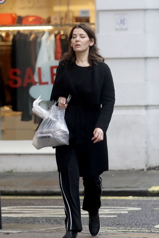 NIGELLA LAWSON Out and About in London 12/22/2017