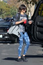 NINA DOBREV Heading to a Gym in Los Angeles 12/15/2017