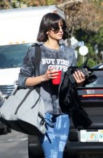 NINA DOBREV Heading to a Gym in Los Angeles 12/15/2017