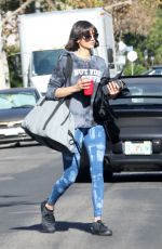 NINA DOBREV Heading to a Gym in Los Angeles 12/15/2017