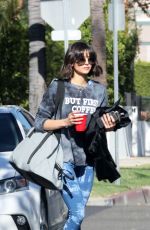 NINA DOBREV Heading to a Gym in Los Angeles 12/15/2017