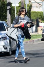 NINA DOBREV Heading to a Gym in Los Angeles 12/15/2017