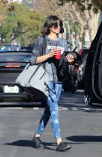 NINA DOBREV Heading to a Gym in Los Angeles 12/15/2017