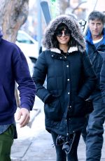 NINA DOBREV Out and About in Aspen 12/28/2017