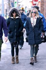 NINA DOBREV Out and About in Aspen 12/28/2017