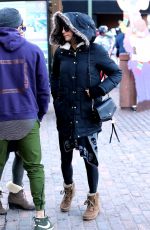 NINA DOBREV Out and About in Aspen 12/28/2017