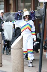 NINA DOBREV Out and About in Aspen 12/30/2017