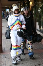 NINA DOBREV Out and About in Aspen 12/30/2017