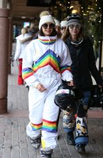 NINA DOBREV Out and About in Aspen 12/30/2017