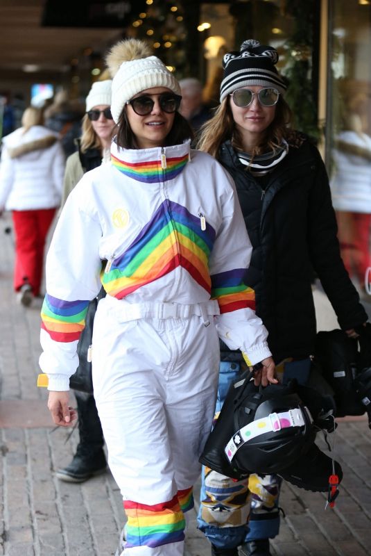 NINA DOBREV Out and About in Aspen 12/30/2017