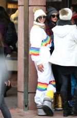 NINA DOBREV Out and About in Aspen 12/30/2017