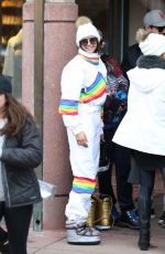 NINA DOBREV Out and About in Aspen 12/30/2017