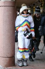 NINA DOBREV Out and About in Aspen 12/30/2017