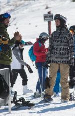 NINA DOBREV Out Snowboarding in Aspen 12/29/2017