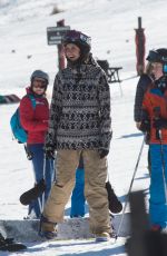 NINA DOBREV Out Snowboarding in Aspen 12/29/2017