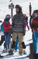 NINA DOBREV Out Snowboarding in Aspen 12/29/2017