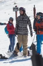 NINA DOBREV Out Snowboarding in Aspen 12/29/2017