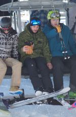 NINA DOBREV Out Snowboarding in Aspen 12/29/2017