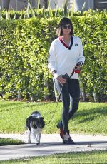 NINA DOBREV Out with Her Dog in Los Angeles 12/01/2017