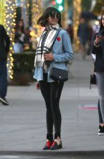 NINA DOBREV Shopping at Rodeo Drive in Beverly Hills 12/19/2017