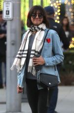 NINA DOBREV Shopping at Rodeo Drive in Beverly Hills 12/19/2017