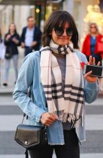 NINA DOBREV Shopping at Rodeo Drive in Beverly Hills 12/19/2017