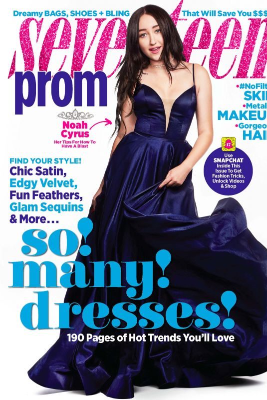 NOAH CYRUS in Seventeen Magazine, December 2017 Issue