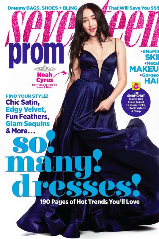 NOAH CYRUS in Seventeen Magazine, December 2017 Issue
