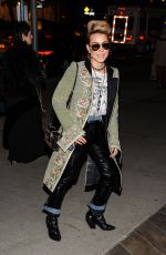NOOMI RAPACE Night Out in New York 11/30/2017