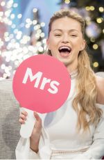 OLA JORDAN at Lorraine Show in London 12/20/2017