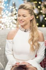 OLA JORDAN at Lorraine Show in London 12/20/2017