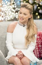 OLA JORDAN at Lorraine Show in London 12/20/2017