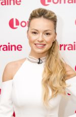 OLA JORDAN at Lorraine Show in London 12/20/2017