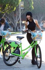 OLIVIA CULPO at Paul Frank + Weho Pedals Bike Share Program in Los Angeles 11/30/2017