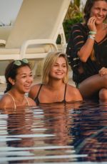 OLIVIA HOLT in Bikini on Vacation in Cancun 12/18/2017